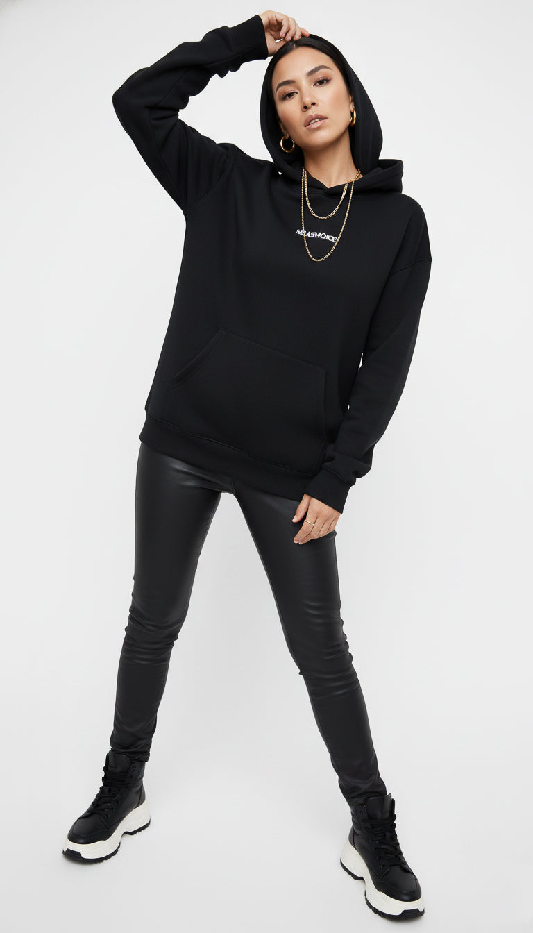 Seasmoke Jet Black Hoodie