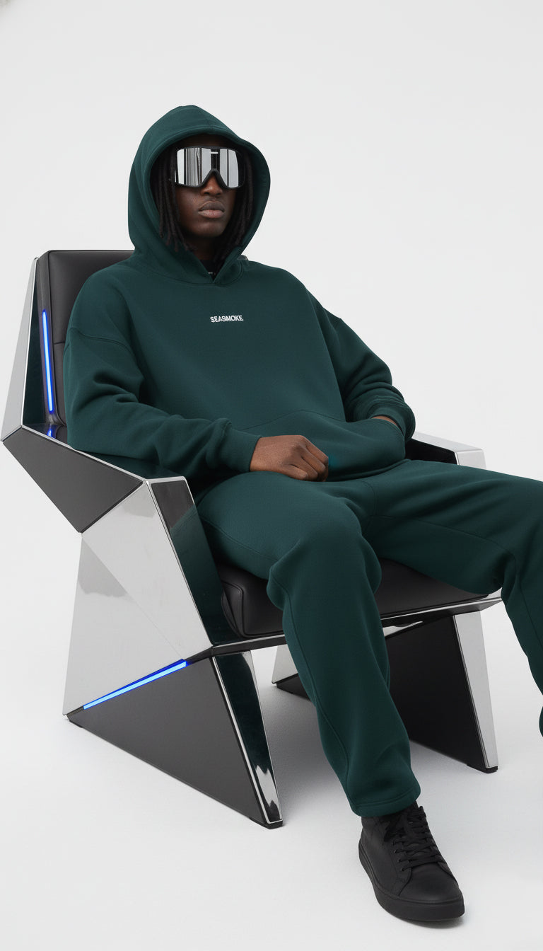 Seasmoke Bottle Green Hoodie