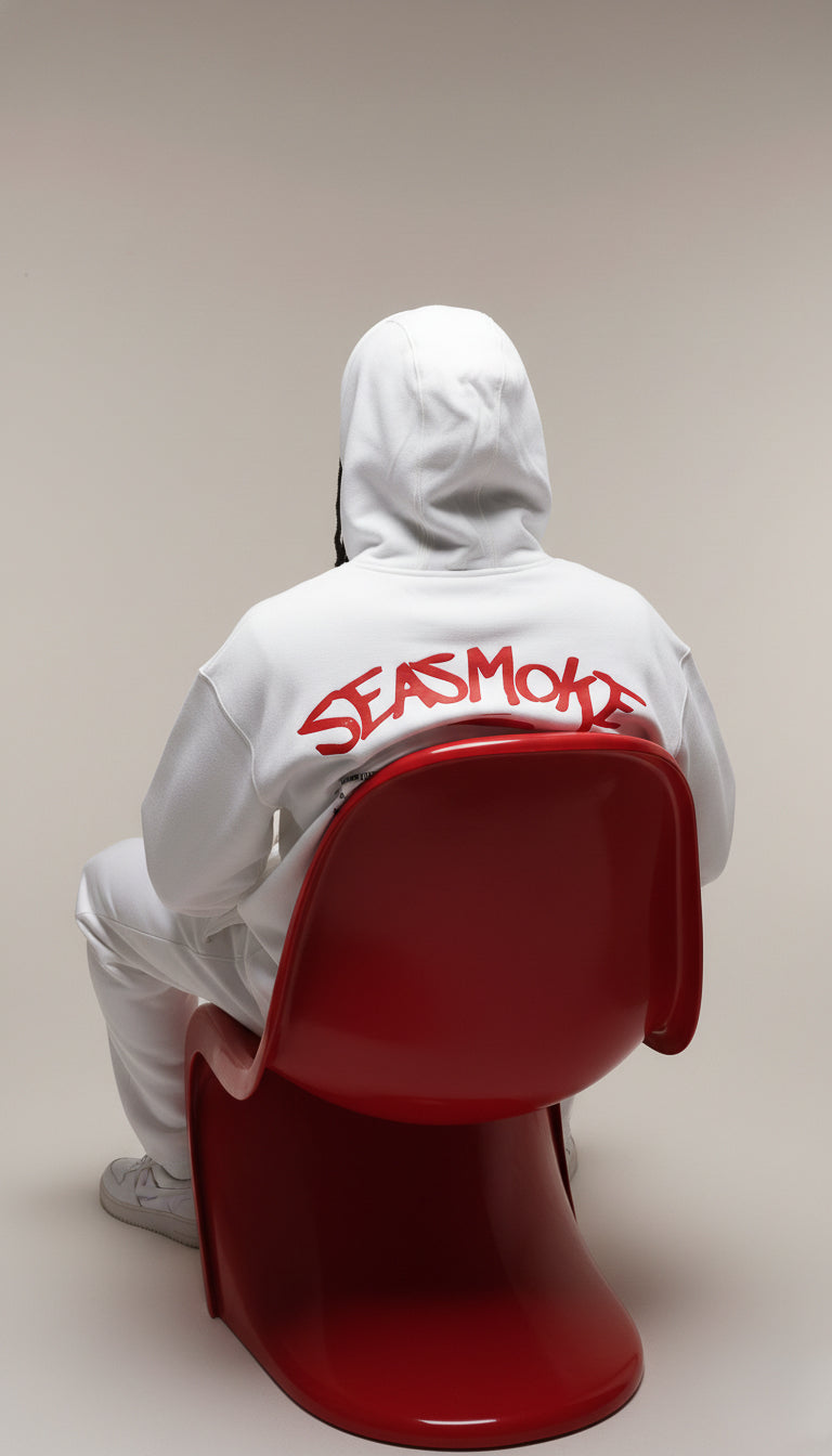 Red Rose Artistic Hoodie